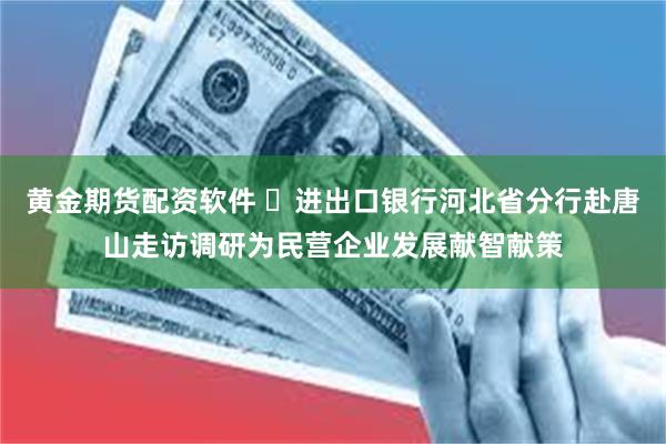 黄金期货配资软件 ​进出口银行河北省分行赴唐山走访调研为民营企业发展献智献策