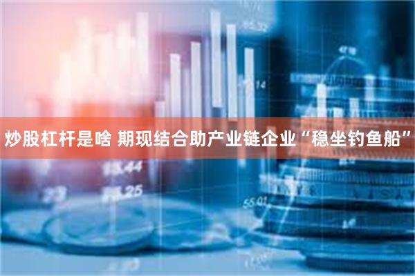 炒股杠杆是啥 期现结合助产业链企业“稳坐钓鱼船”