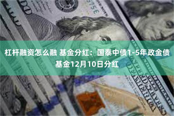杠杆融资怎么融 基金分红：国泰中债1-5年政金债基金12月10日分红