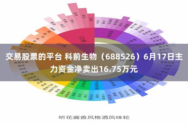 交易股票的平台 科前生物（688526）6月17日主力资金净卖出16.75万元