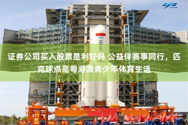 证券公司买入股票是利好吗 公益伴赛事同行，匹克球点亮粤港澳青少年体育生活