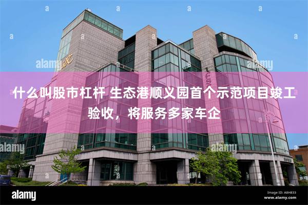 什么叫股市杠杆 生态港顺义园首个示范项目竣工验收，将服务多家车企