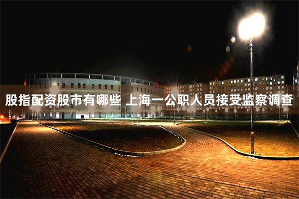 股指配资股市有哪些 上海一公职人员接受监察调查