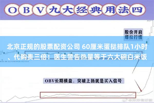 北京正规的股票配资公司 60厘米蛋挞排队1小时、代购贵三倍！医生警告热量等于六大碗白米饭
